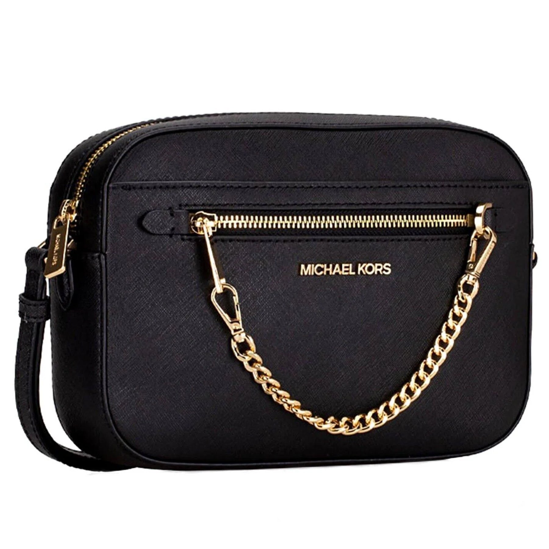 Michael kors black luggage best sale