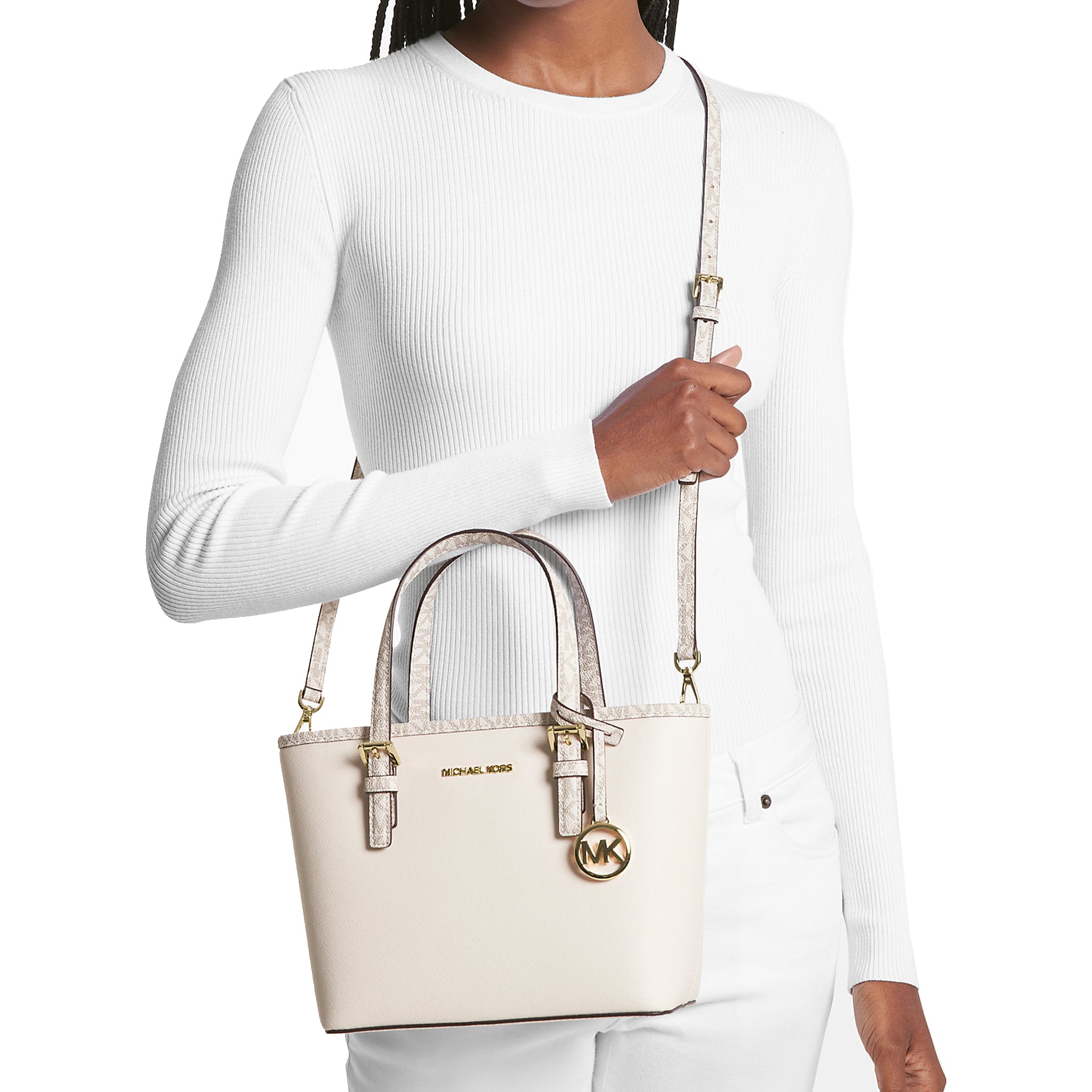 Michael kors jet set zip tote hotsell