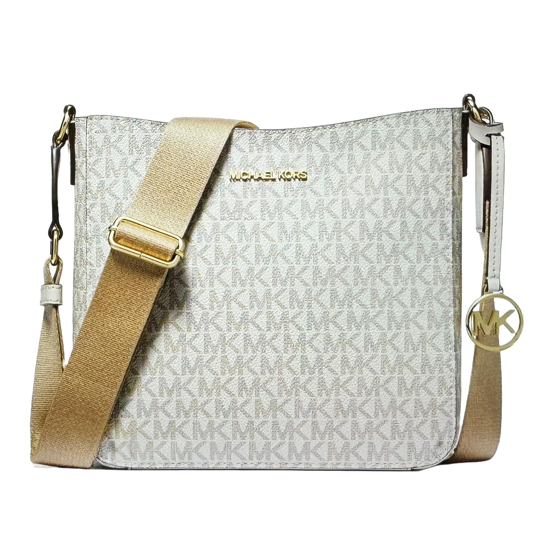 Michale Kors Small Crossbody Leather Bag Light Cream Dazigno