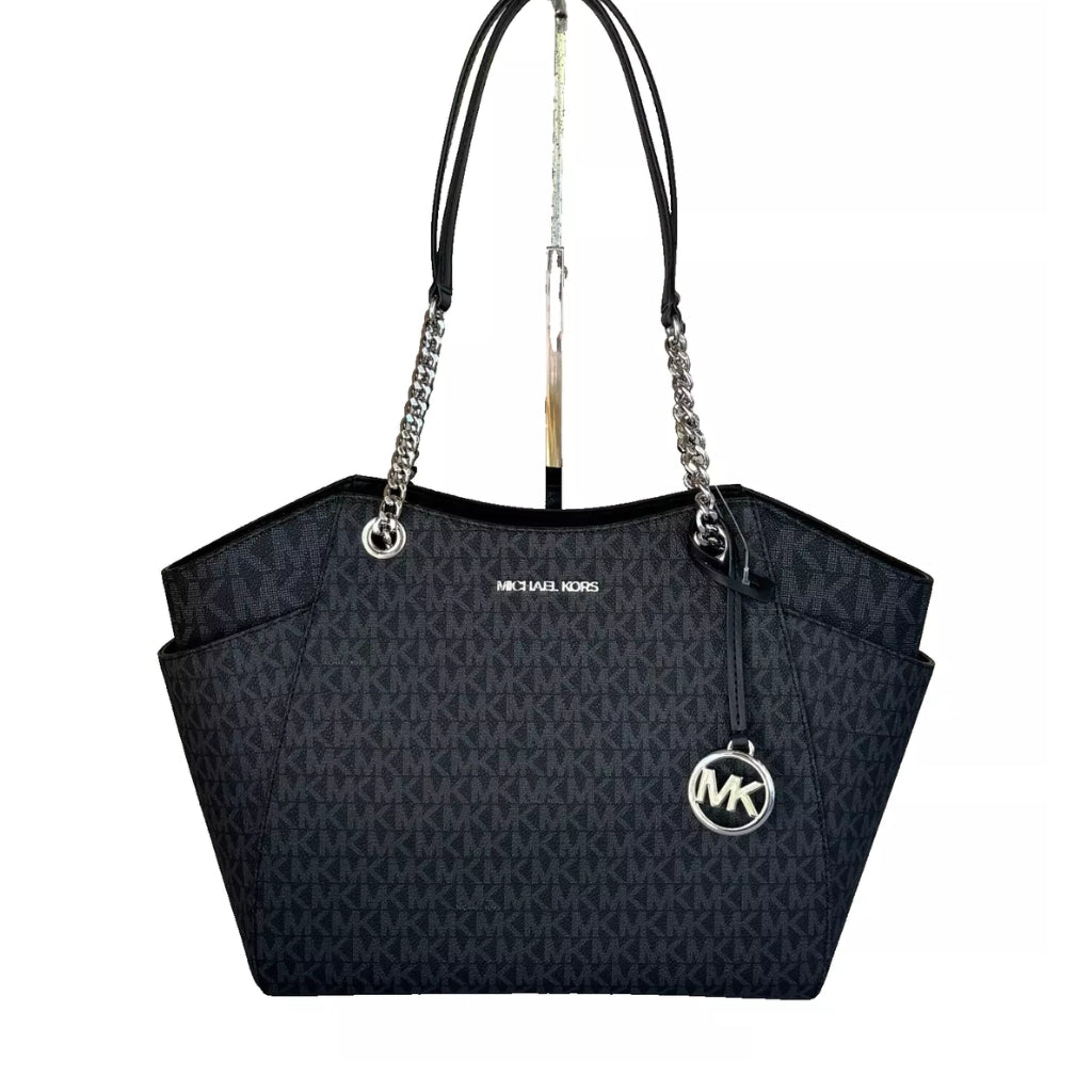 Michael Kors purchases Large X Chain Shoulder Tote Bag Leather