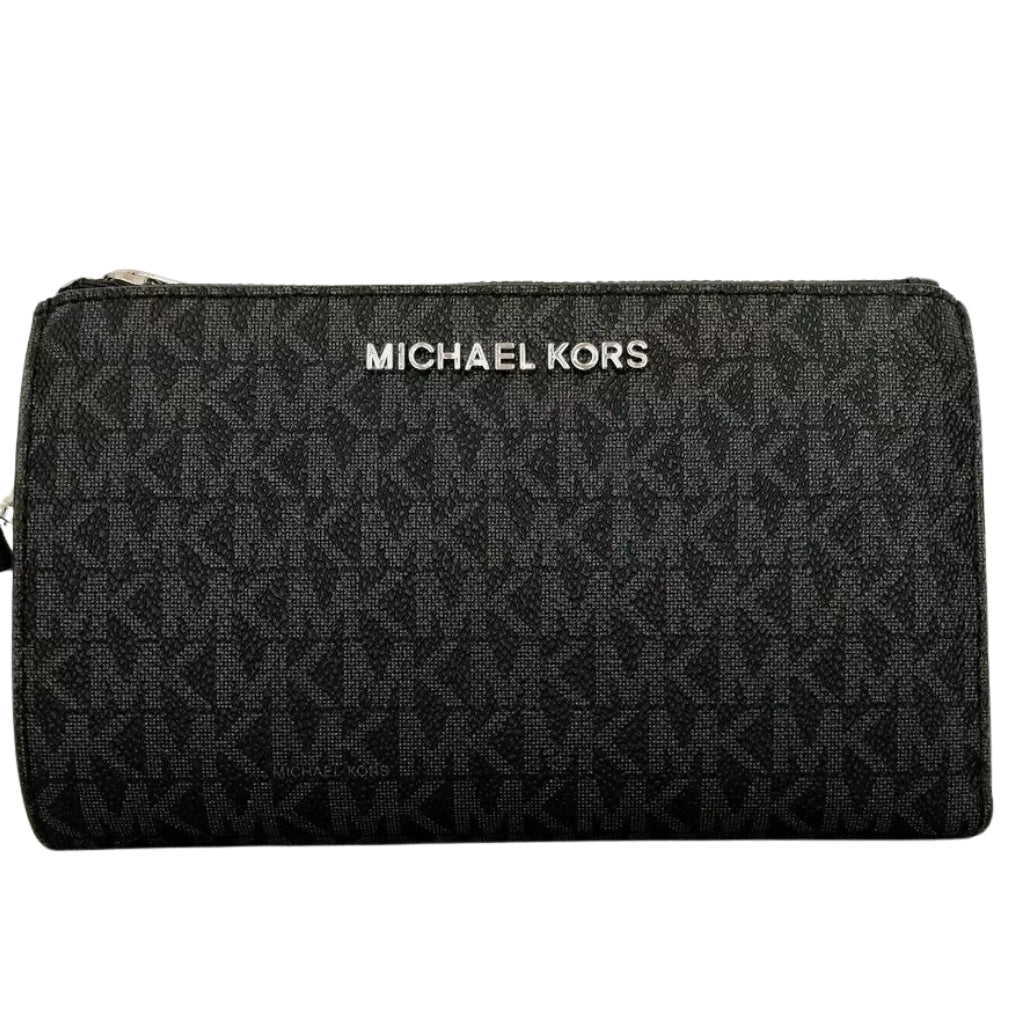 Michael kors jet set travel wallet black hotsell