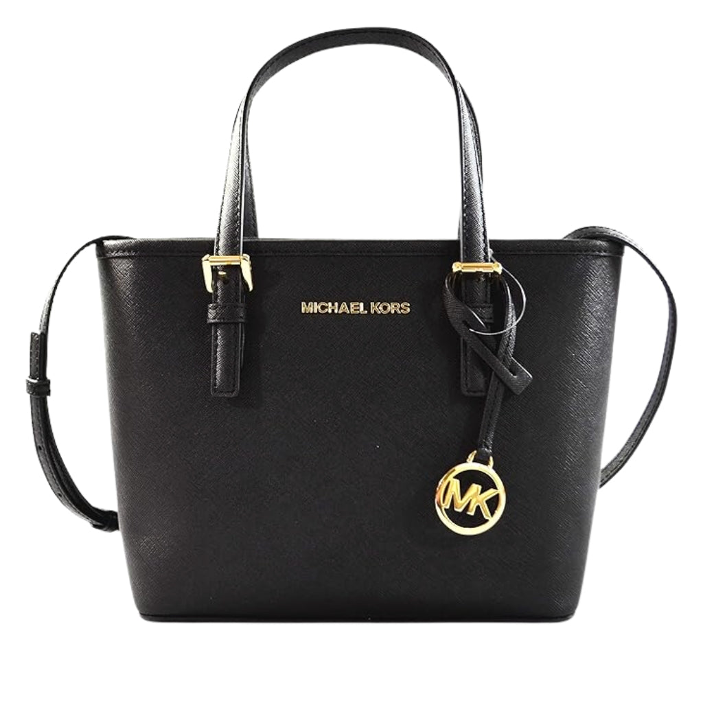 Michael Kors XS Carry All Jet Set Travel Sac a main pour femme en noir Sac a main de createur Dazigno